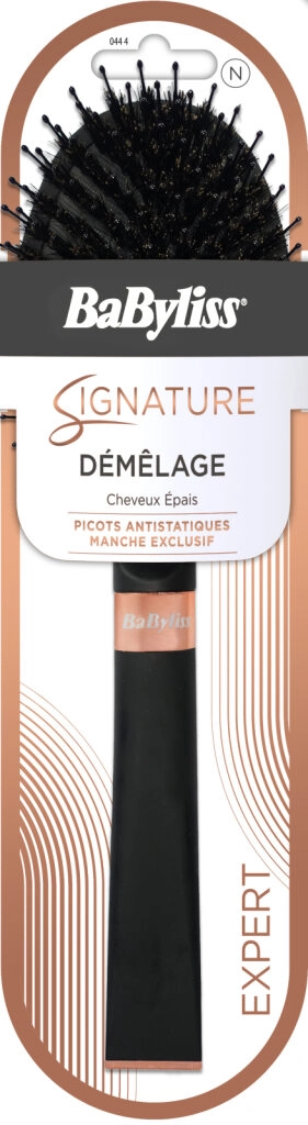 BaByliss signature Haarbürste mit Wildschweinborsten