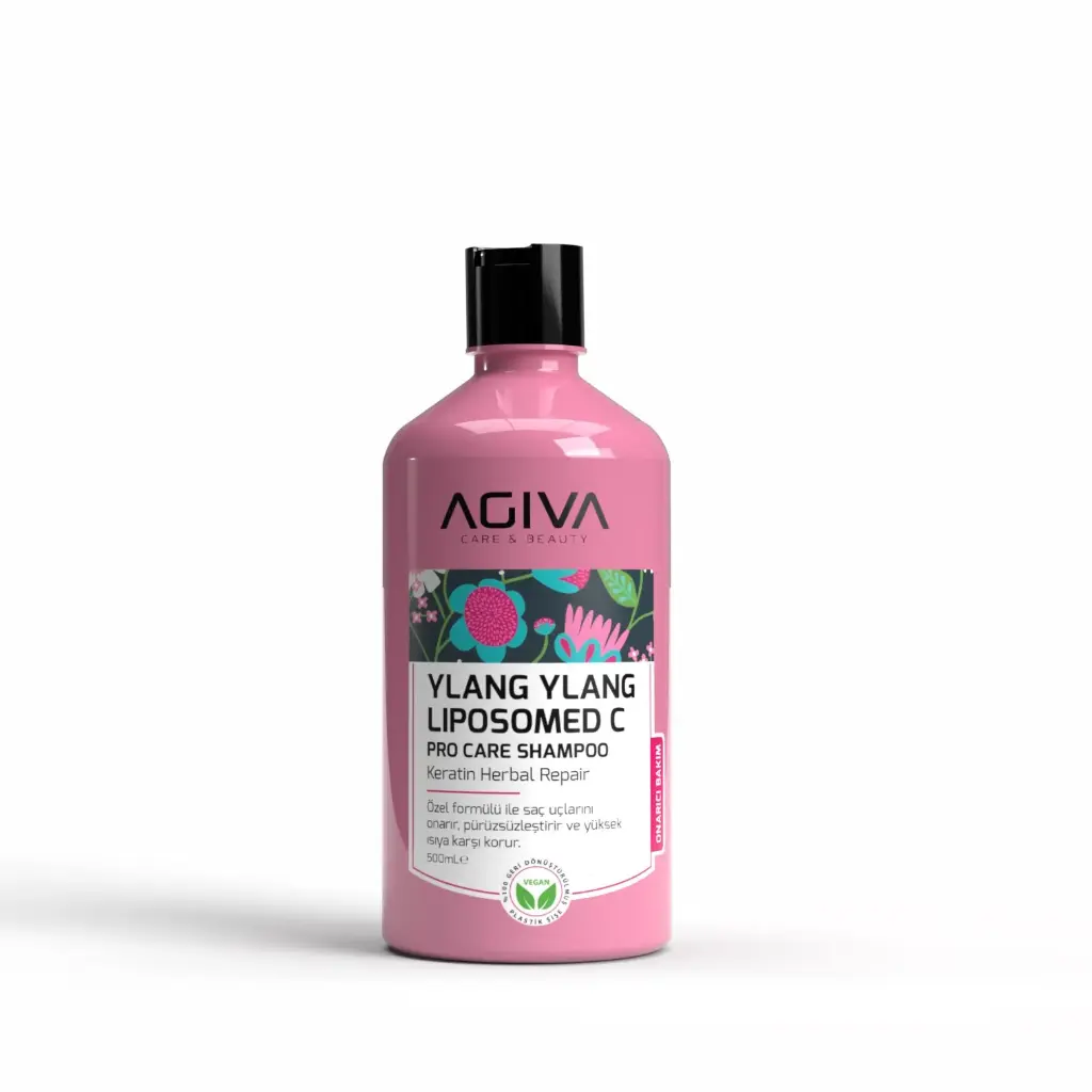 Agiva Ylang Ylang Lıpozom Pro Care  Shampoo 500ml