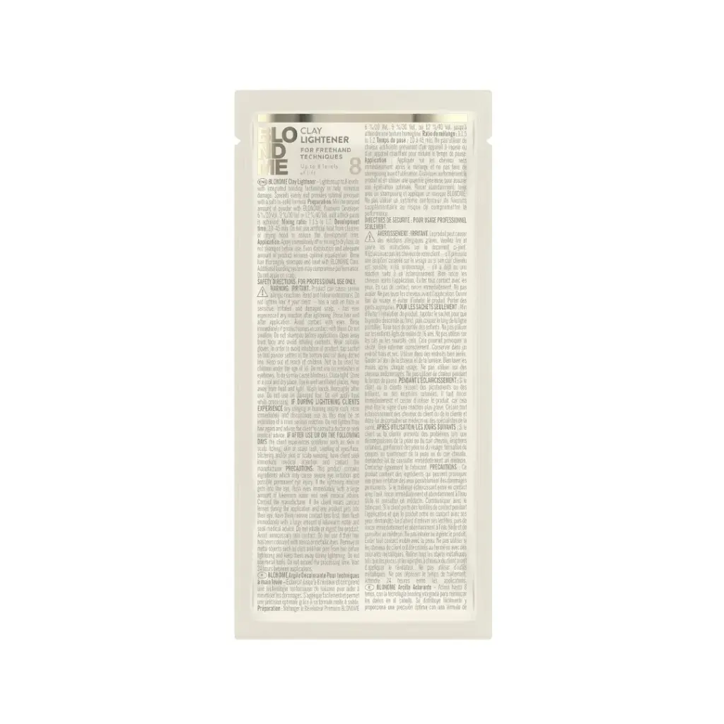 Schwarzkopf Professional BLONDME Clay Lightener 8+ Staubfreies Pulver 23g