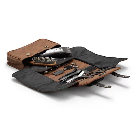 BARBURYS Scherenhalter Barbiertasche Buzz Brown