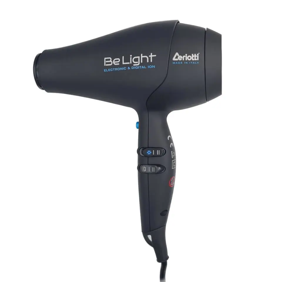 Ceriotti Be Light Digital Ionic Föhn 2300W Matt Schwarz