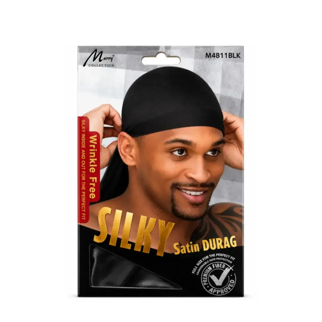Murry Silky Stain Durag Black