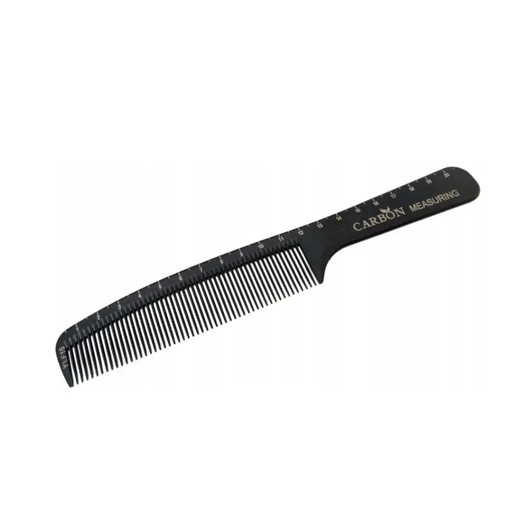 BarberTop Haarschneidekamm mit Messskala F-15