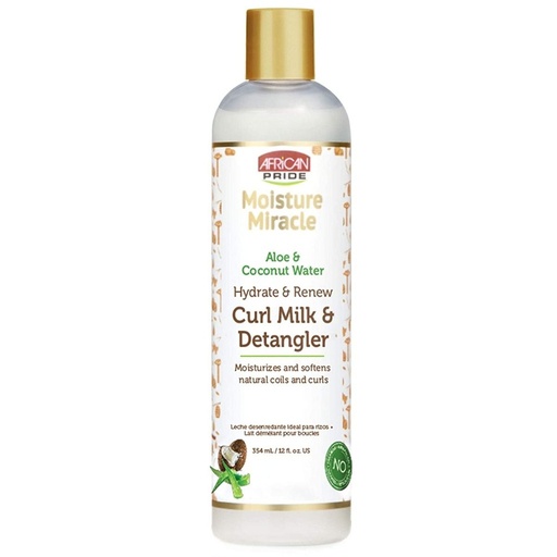 [M.15849] African Pride Moisture Miracle Curl Milk & Detangler 12oz