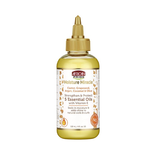 [M.13156] African Pride Moisture Miracle Essential Oils 4oz/118ml