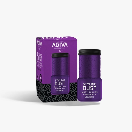 [M.16165] Agiva Styling Haar Puderwachs Volumizing - Lila n°04 20gr