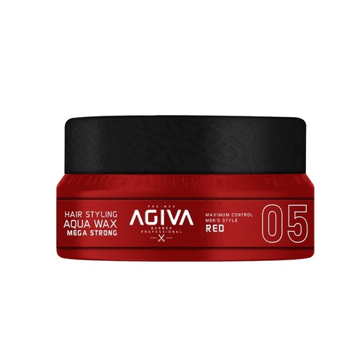 [M.16154] Agiva Styling Haarwachs Aqua Mega Strong - Rot n°05 90ml