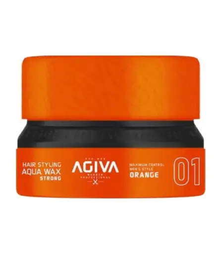 [M.17223] Agiva Styling Haarwachs Aqua Strong Orang  n°01 155ml