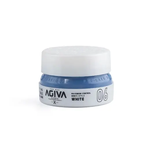 [M.17228] Agiva Styling Haarwachs Clay Wax Weiss n°06 155ml