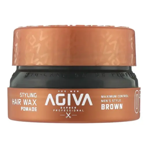 [M.17229] Agiva Styling Haarwachs Pomade Braun n°07 155ml