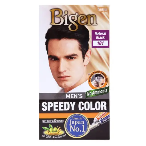 [M.13159] Bigen Men's Speedy Natural Black #101