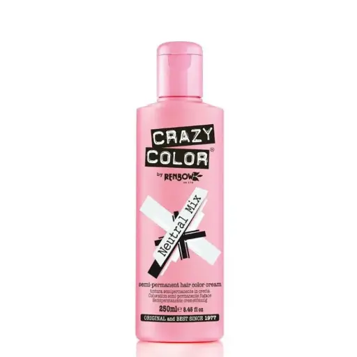 [M.15605] CRAZY COLOR Semi-Permanent Tönung n° NEUTRAL Mix 250ML