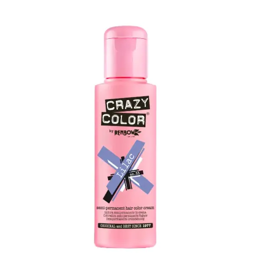[M.15577] CRAZY COLOR Semi-Permanent Tönung n°55 LILAC 100ML