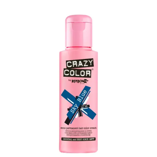 [M.15580] CRAZY COLOR Semi-Permanent Tönung n°59 SKY BLUE 100ML