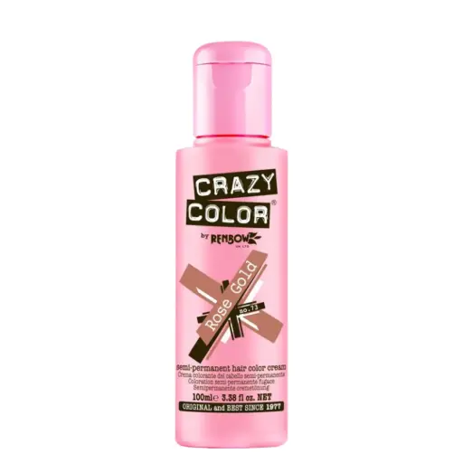 [M.15594] CRAZY COLOR Semi-Permanent Tönung n°73 ROSE GOLD 100ML