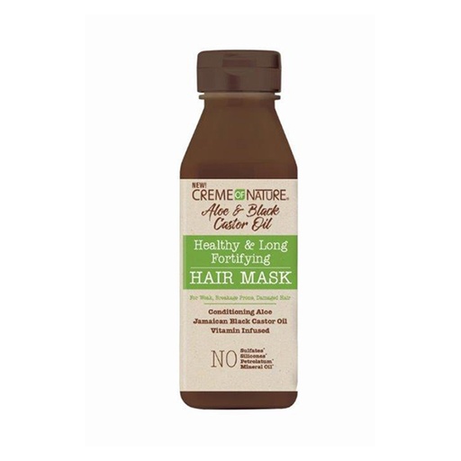 [M.10563] Creme Of Nature Aloe Black Castor Oil Hair Mask 11.5oz