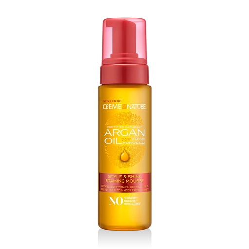 [M.16522] Creme Of Nature Argan Oil Foam Wrap Mousse 7oz