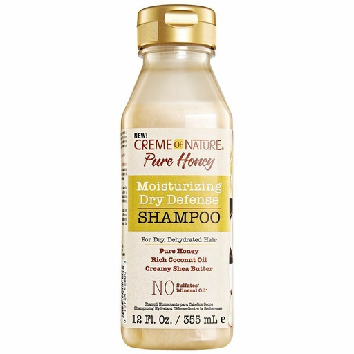 [M.14800] Creme Of Nature Pure Honey Dry Defense Shampoo 12oz