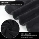 Microfibre Face-Handtuch Schwarz  35x35cm 1stk