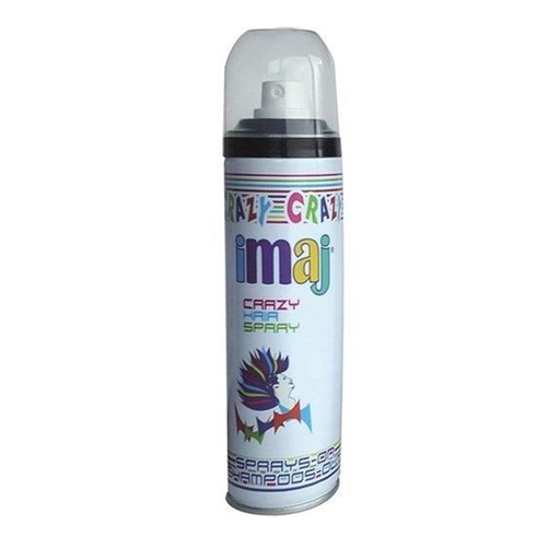 [M.15916.111] IMAJ Crazy Haarspray Farbe Schwarz 100ml