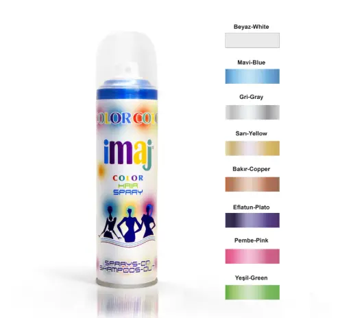 [M.15926] IMAJ Crazy Haarspray Farbe Weiss 100ml