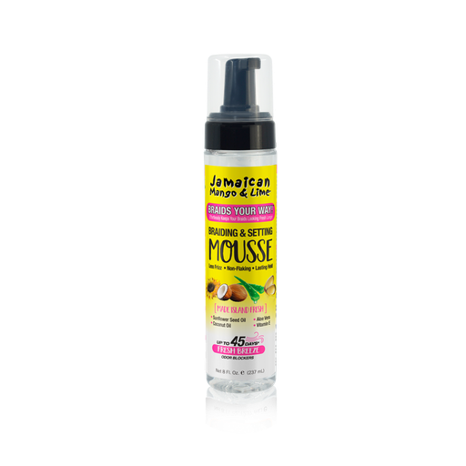 [M.16513] Jamaican Mango & Lime Braids Your Way Braiding & Setting Mousse 8oz