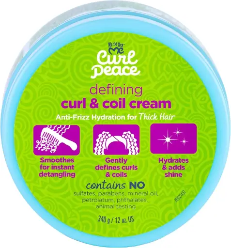 [M.16508] Just For Me Curl Peace Defining Curl & Coil Creme 12oz