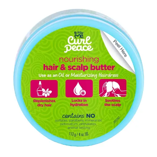 [M.16507.855] Just For Me Curl Peace Kids Nourishing Haar & Scalp Butter 4oz.