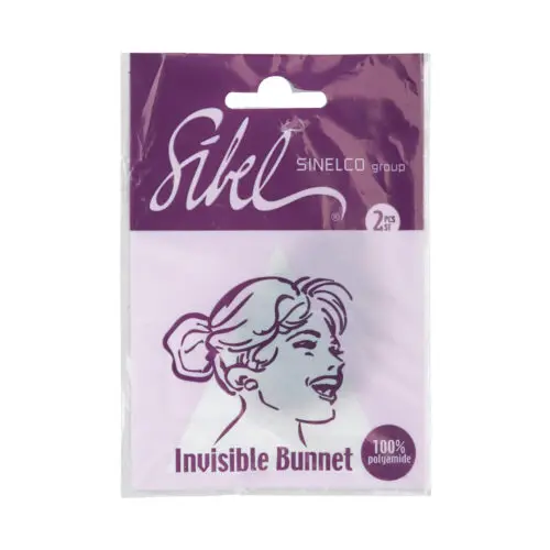 [M.17372] SIBEL KNOTENNETZ BLOND BUN NET 12X2STK