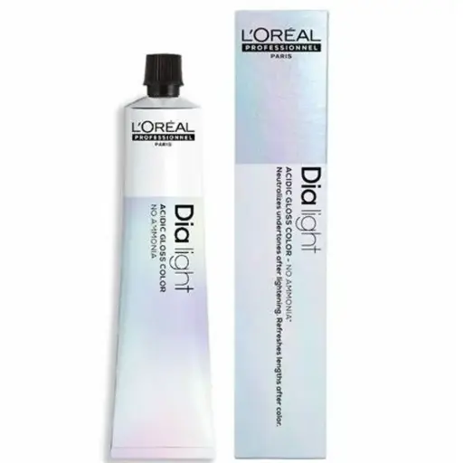 [M.16668] L'Oréal Professionnel DIA LIGHT Booster Haartönung 7,8 Mittelblond Mokka 50ml