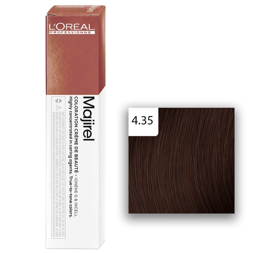 [M.10101] L'Oréal Professionnel MAJIREL 4,35 Mittelbraun Gold Mahagoni 60ml