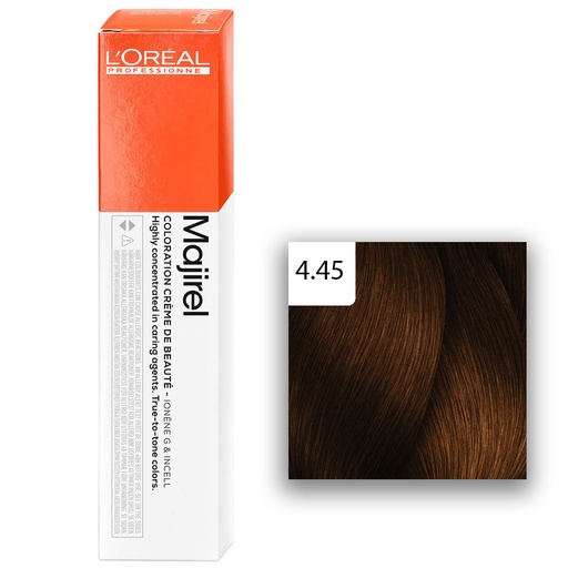 [M.13523] L'Oréal Professionnel MAJIREL 4,45 Mittelbraun Kupfer Mahagoni 60ml