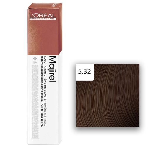 [M.16267] L'Oréal Professionnel MAJIREL 5,32 Hellbraun Gold Irisé 60ml