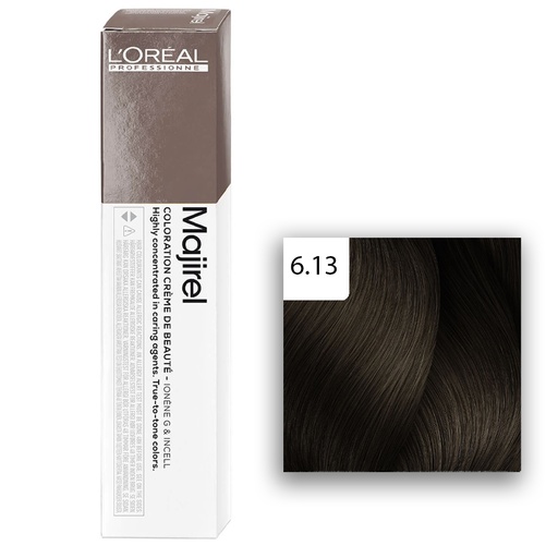 [M.16244] L'Oréal Professionnel MAJIREL 6,13 Dunkelblond Asch Gold 60ml