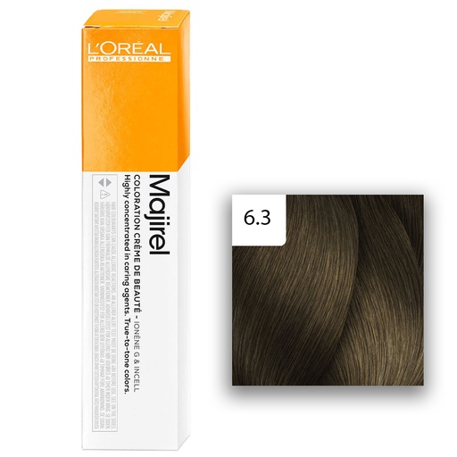 [M.10120] L'Oréal Professionnel MAJIREL 6,3 Dunkelblond Gold 60ml