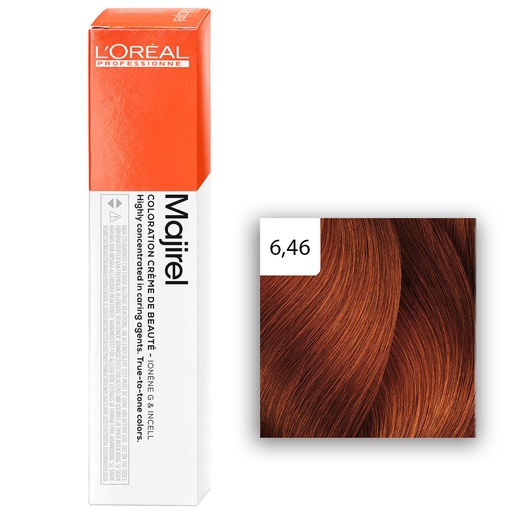 [M.13538] L'Oréal Professionnel MAJIREL 6,46 Dunkelblond Kupfer Rot 60ml