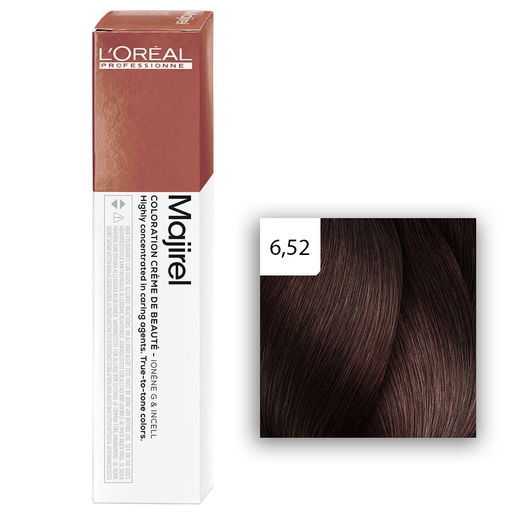 [M.13535] L'Oréal Professionnel MAJIREL 6,52 Dunkelblond Mahagoni Irisé 60ml