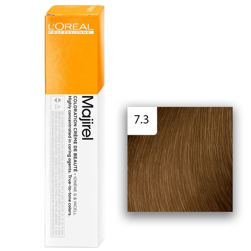 [M.10110] L'Oréal Professionnel MAJIREL 7,3 Mittelblond Gold 60ml
