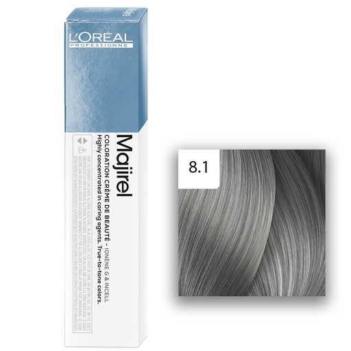 [M.10094] L'Oréal Professionnel MAJIREL 8,1 Hellblond Asch 60ml
