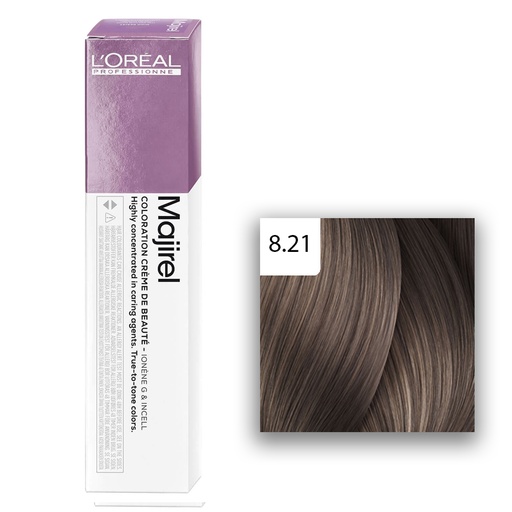 [M.16280] L'Oréal Professionnel MAJIREL 8,21 Hellblond Violett Asch 60ml