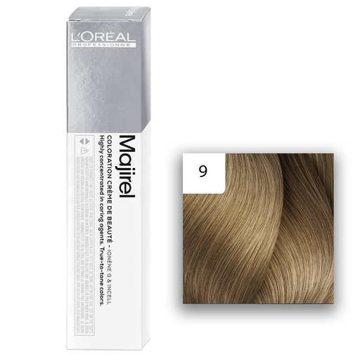 [M.10118] L'Oréal Professionnel MAJIREL 9 Sehr Helles Blond 60ml