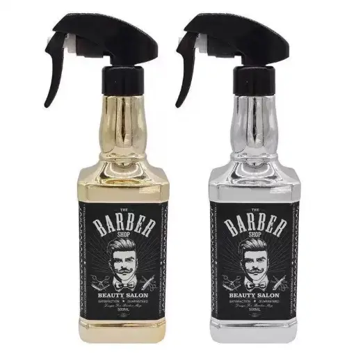 [M.16728] MAD Sprühflasche Classic gold/silver 500ml