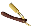 MAD Barbershop Rasiermesser-Gold&Holz