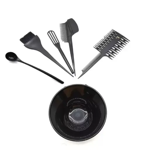 [M.16742] MAD Färbeschale Set Schwarz 6stk