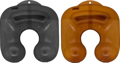 [M.16961] MAD Schneidekragen Silikon mit Magnetknöpfen-Bronze