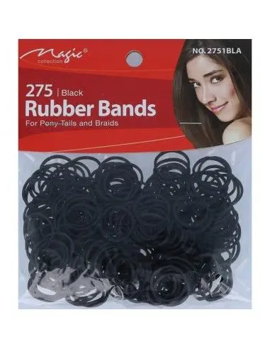 [M.15846] Magic Collection Elastic Rubberbands Black 300Stk