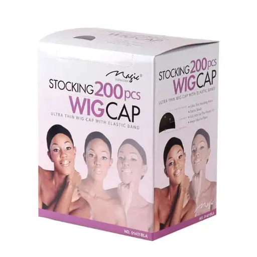 [M.17263.010] Magic Stocking Wig Cap Black 1 Stk