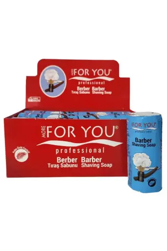 [M.17072] More For You Friseur-Rasierseife Stock 75g x12