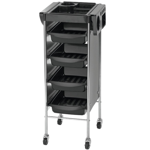 [M.13356.639] PASSY-FRISEURWAGEN SCHWARZ