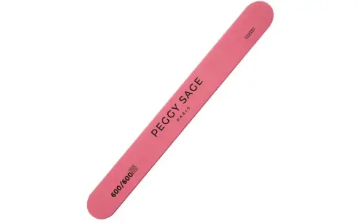[M.17787] PEGGY SAGE 2-seitige dicke Nagelfeile 600/600 rosa